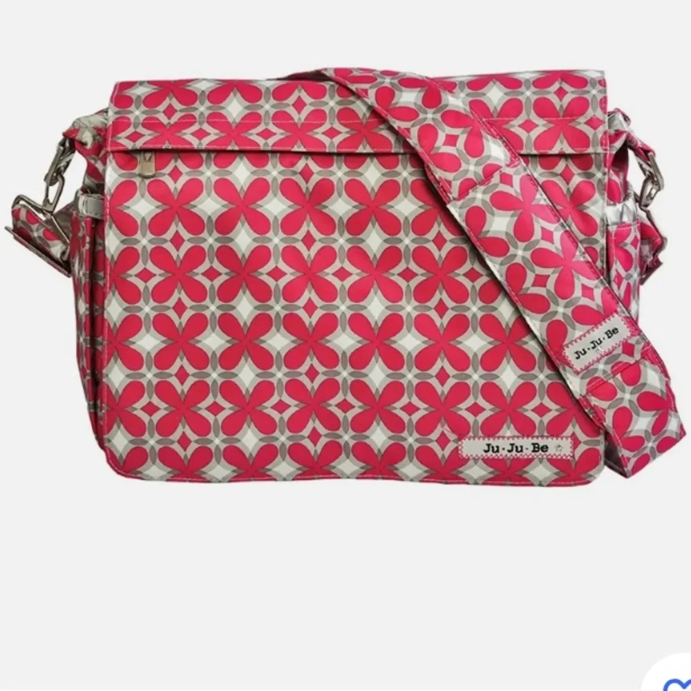 Ju-Ju-Be “better be” diaper bag - pink pinwheels